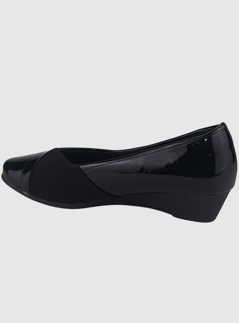 Zapato Chalada Mujer Coles-1 Negro Casual-1