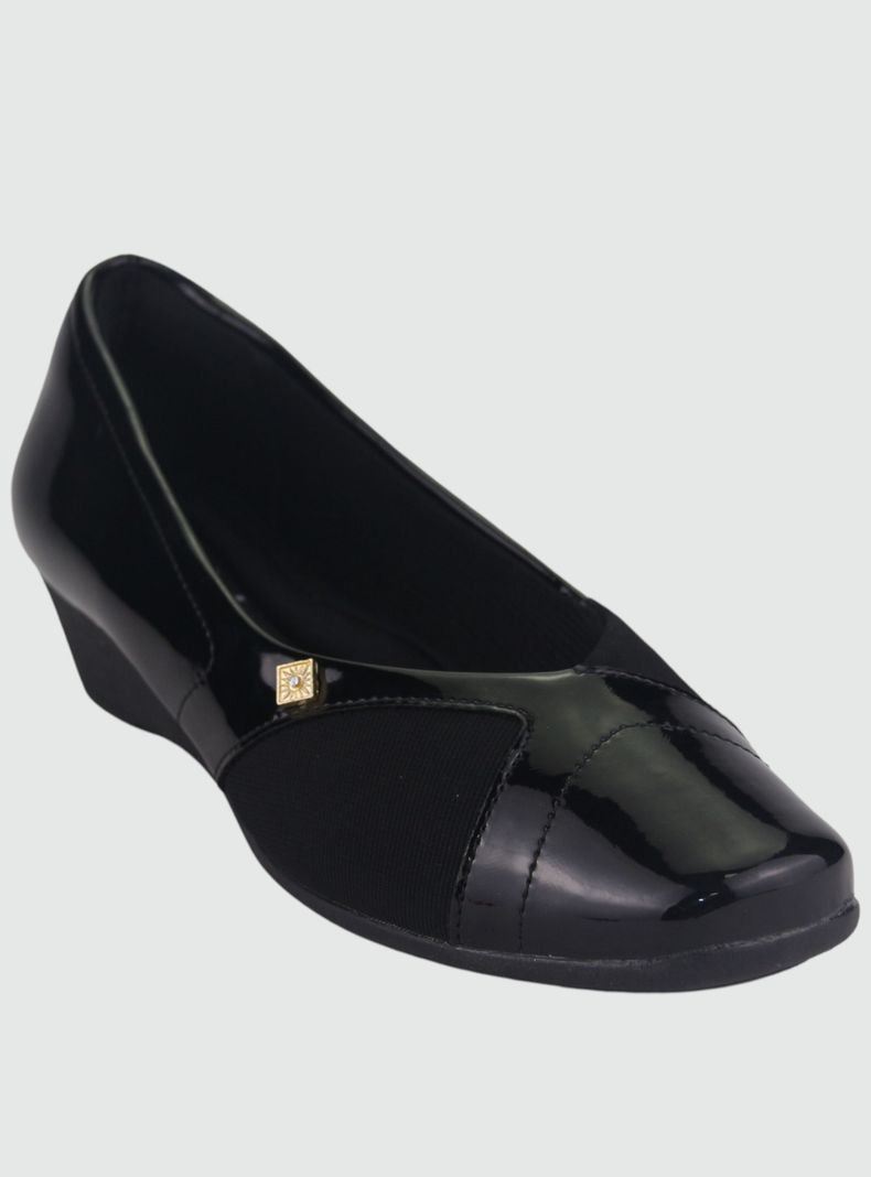 Zapato Chalada Mujer Coles-1 Negro Casual-2