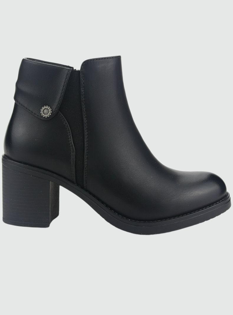 Botin Chalada Mujer Prata-3 Negro Casual