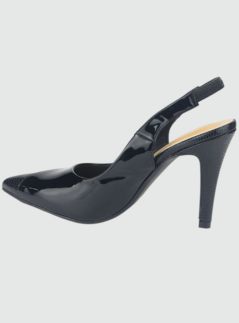 Zapato Chalada Mujer Clora-61 Negro Casual-1