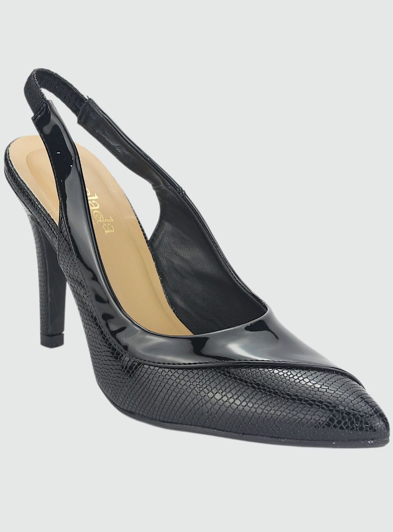 Zapato Chalada Mujer Clora-61 Negro Casual-2