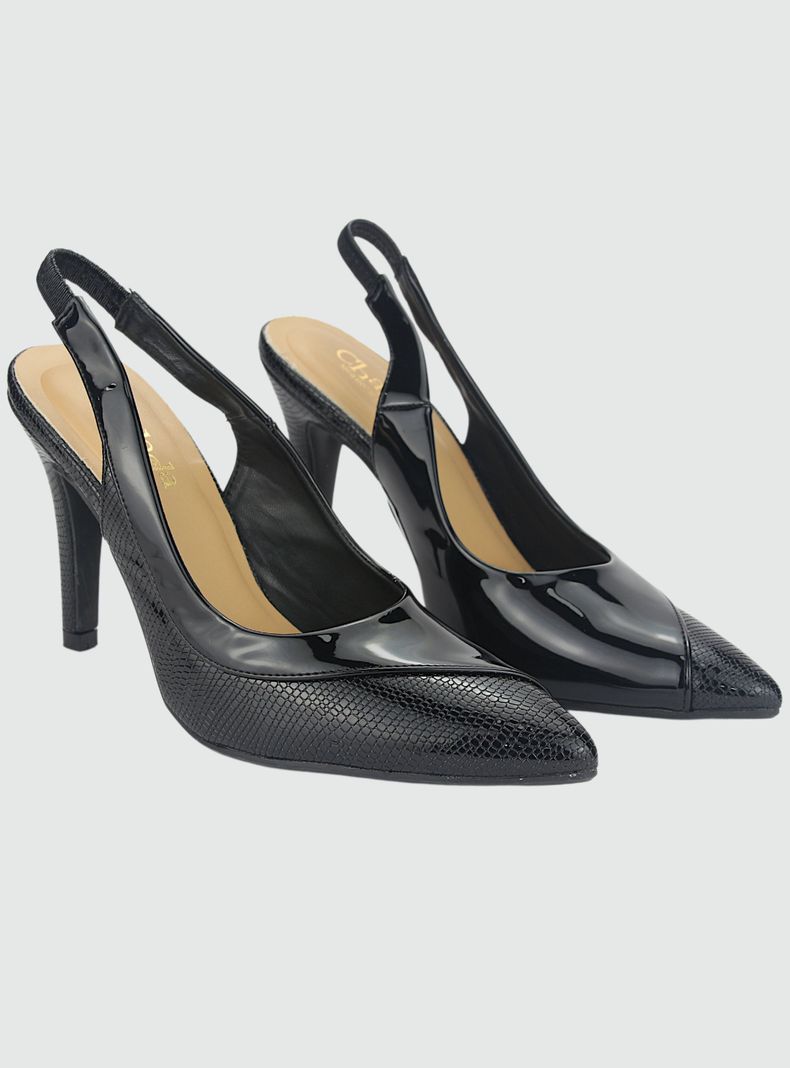 Zapato Chalada Mujer Clora-61 Negro Casual-3
