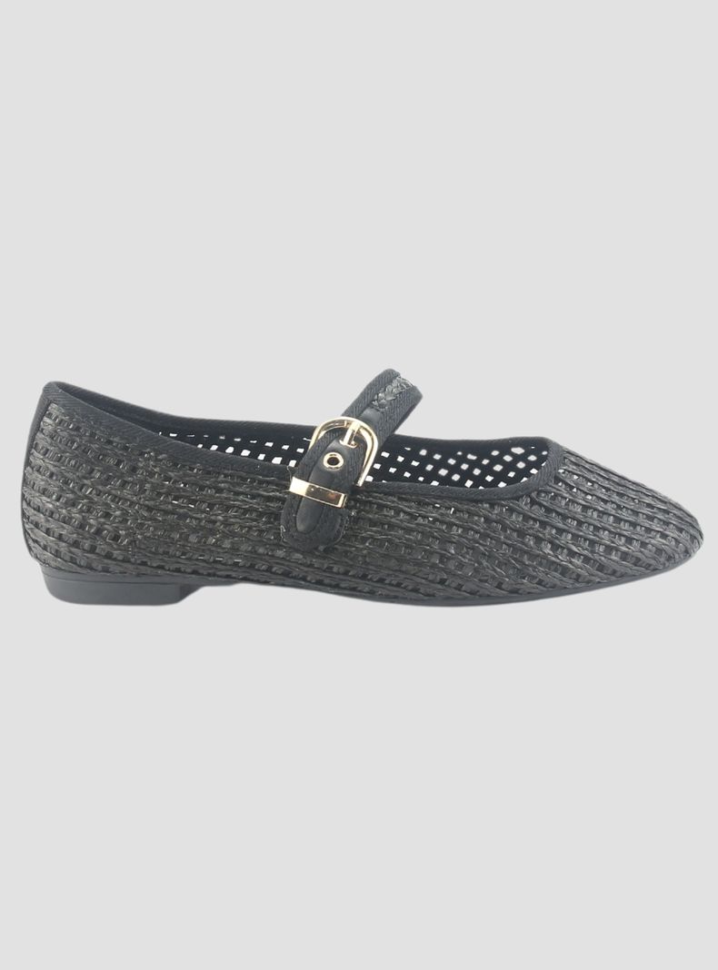 Ballerina Chalada Mujer Miu-6 Negro Casual-0