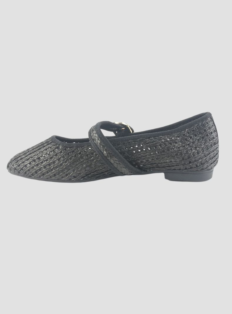 Ballerina Chalada Mujer Miu-6 Negro Casual-1
