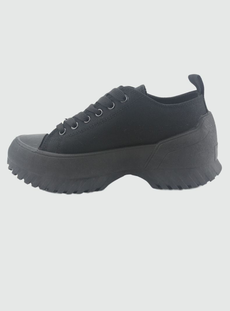 Zapatilla Chalada Mujer Bistro-5 Negro Negro Urbano-1