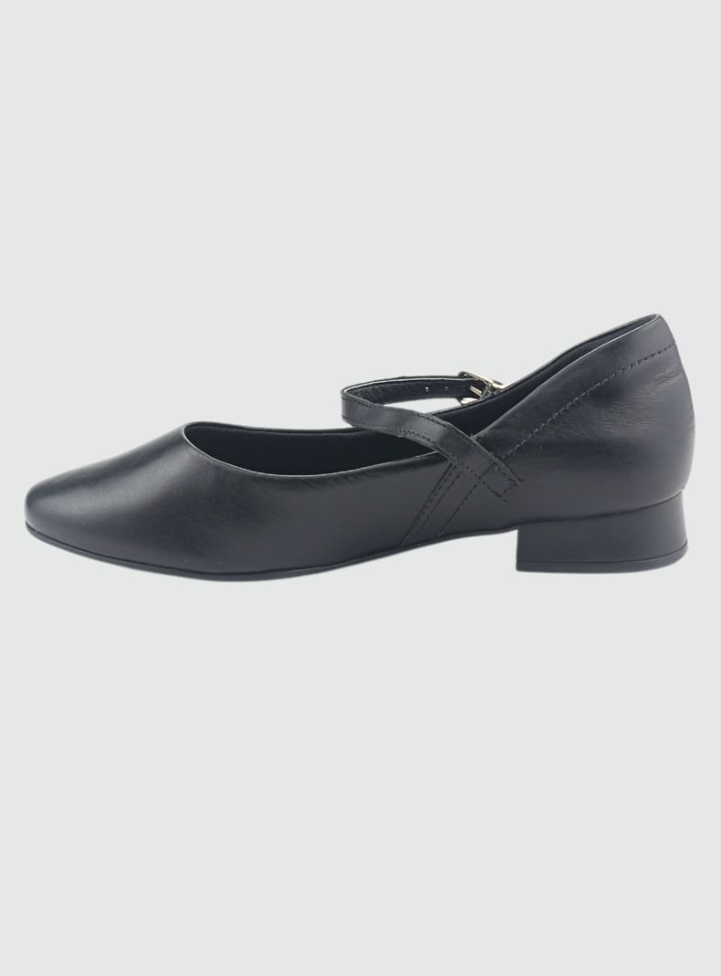 Ballerina Comfortflex Mujer 2482302 Negro Casual-1