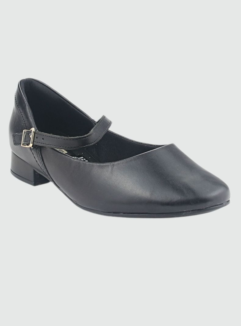 Ballerina Comfortflex Mujer 2482302 Negro Casual-2