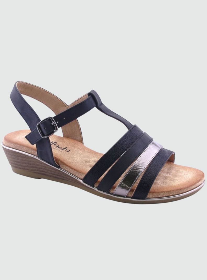 Sandalia Chalada Mujer Alba-5 Negro Moda