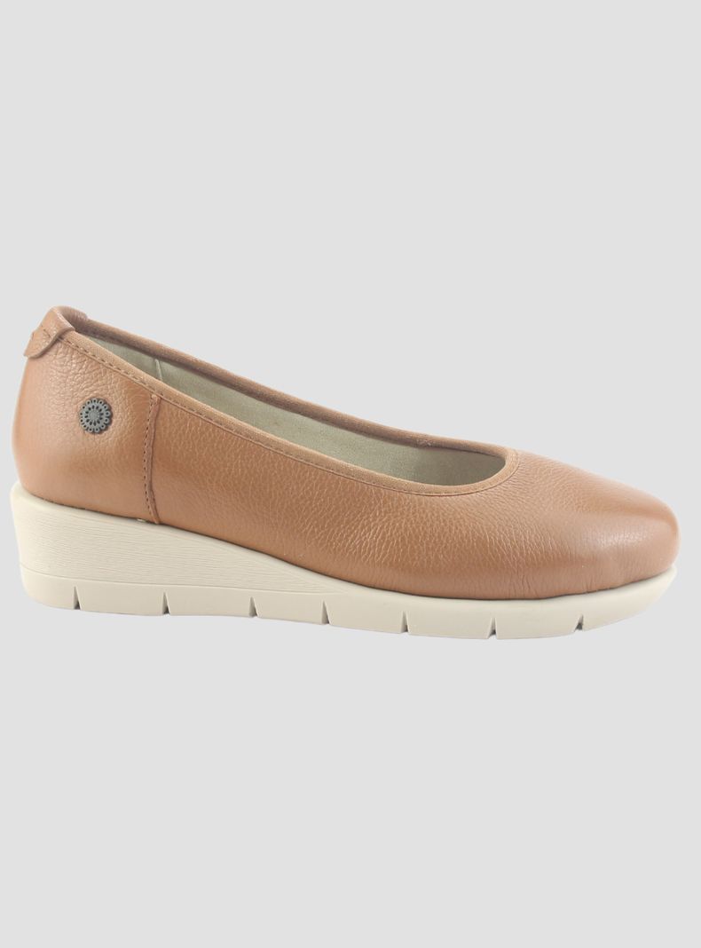 Zapato de Cuero Chalada Mujer Calafate-4 Camel Casual-0