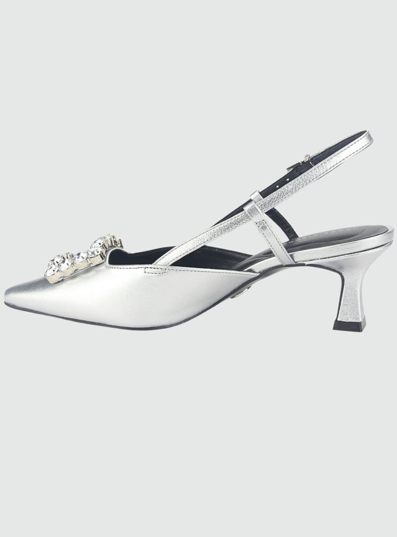 Sandalia Jorge Bischoff Mujer P17994002 Plateado Casual-1