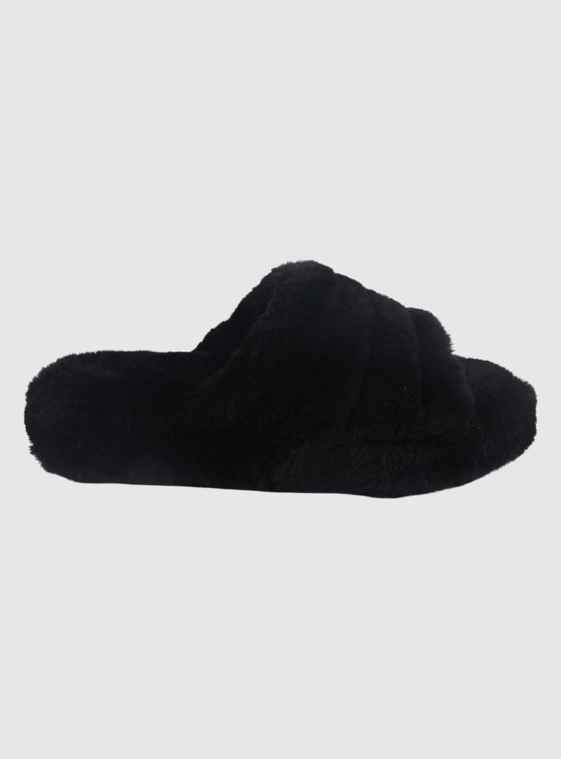 Pantufla Chalada Mujer Slipper-1 Negro Comfort-0