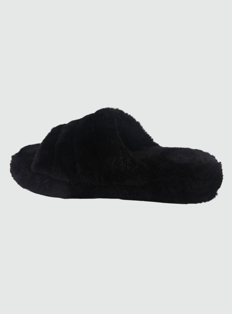 Pantufla Chalada Mujer Slipper-1 Negro Comfort-1