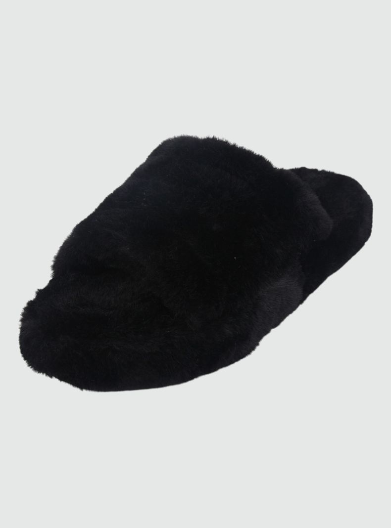 Pantufla Chalada Mujer Slipper-1 Negro Comfort-2