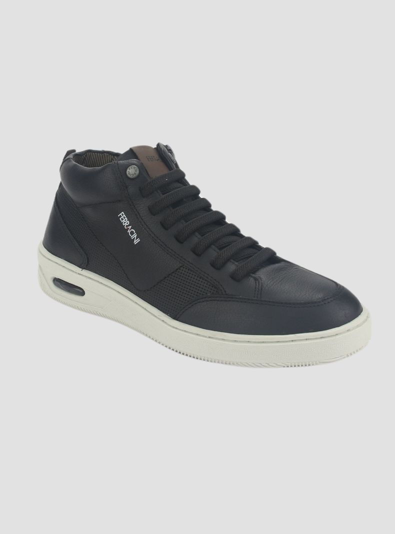Zapatilla Ferracini Hombre 2632 Negro Casual-2
