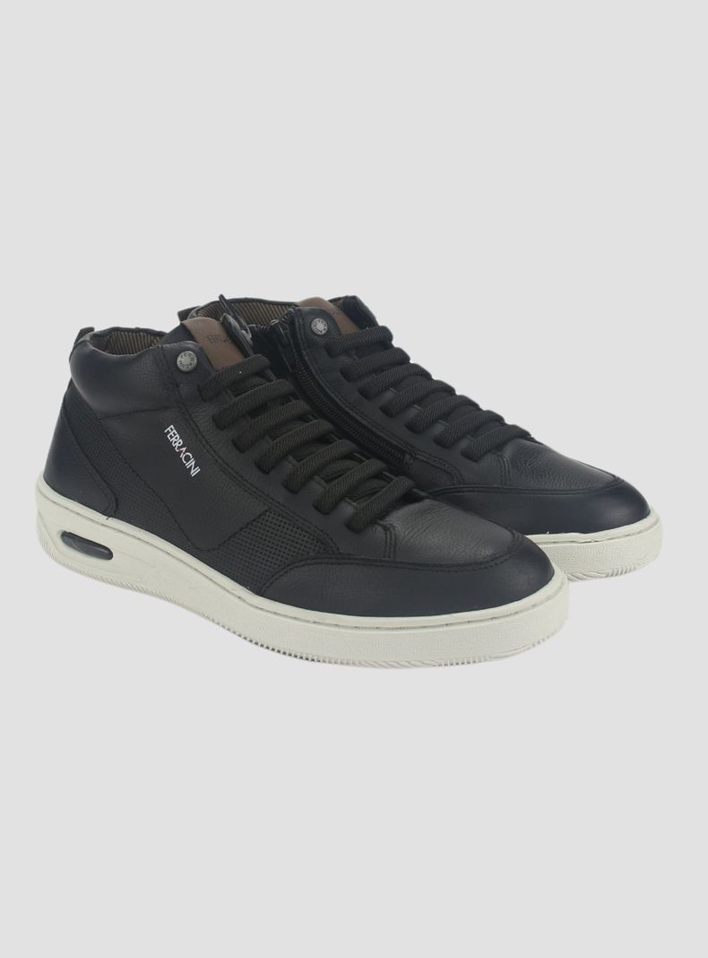 Zapatilla Ferracini Hombre 2632 Negro Casual-4
