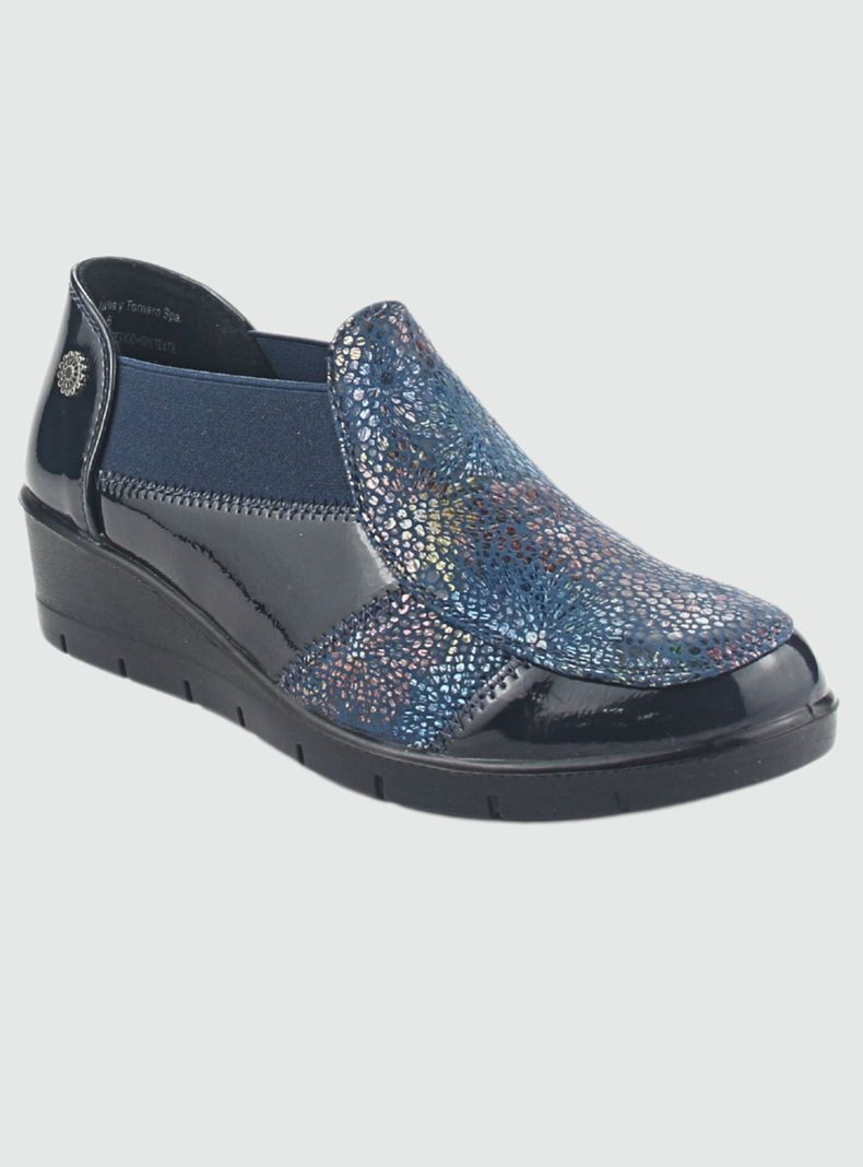Zapato Chalada Mujer Olga-1 Azul Marino Casual-2
