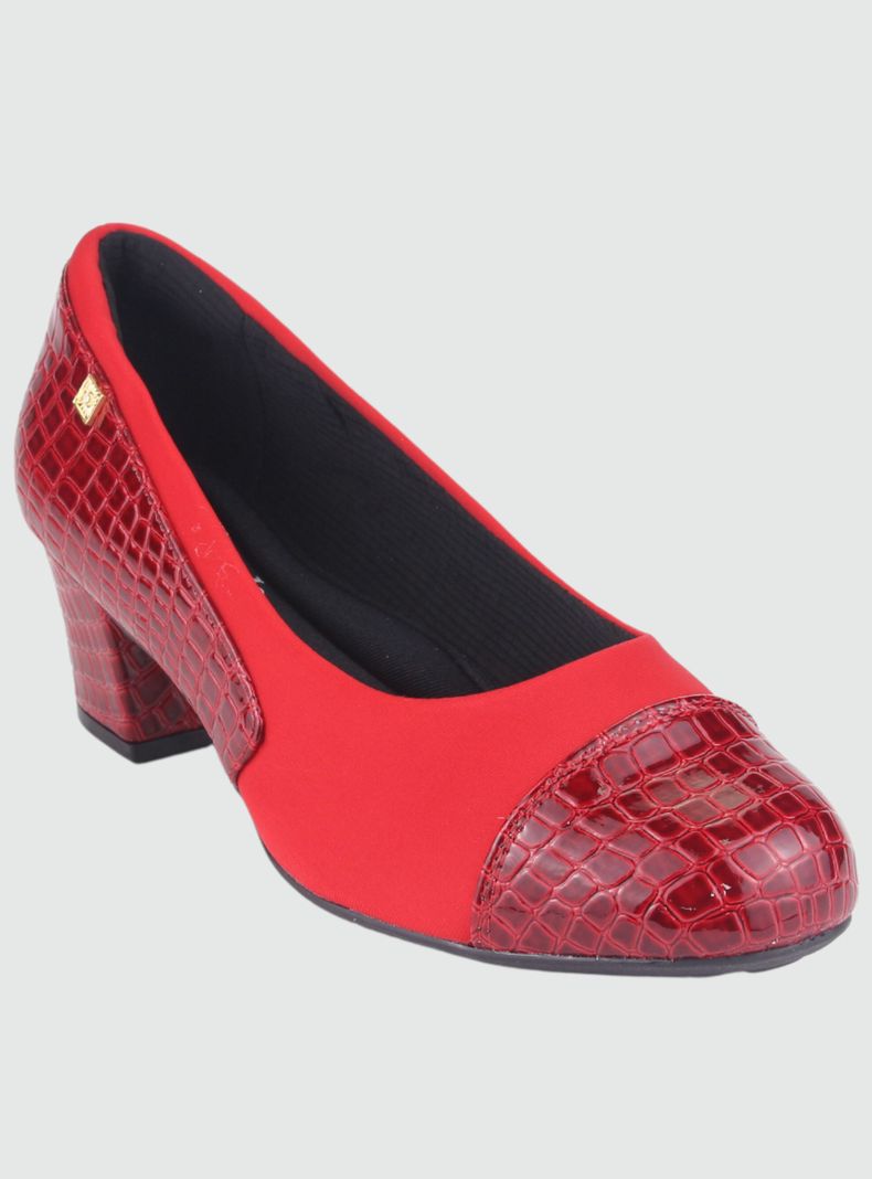 Zapato Chalada Mujer Flexi-15 Rojo Casual-2