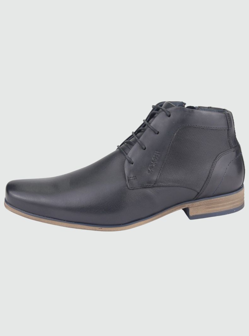 Botin Ferracini Hombre Derby 6068 Negro Casual-0
