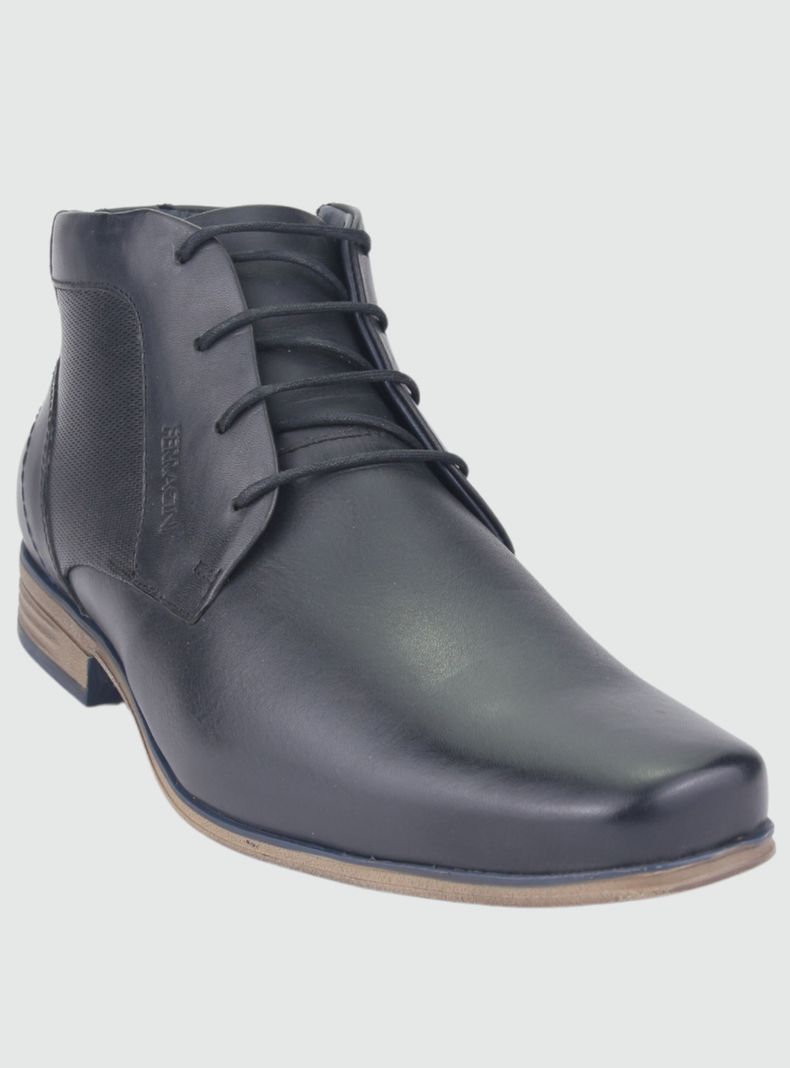 Botin Ferracini Hombre Derby 6068 Negro Casual-2