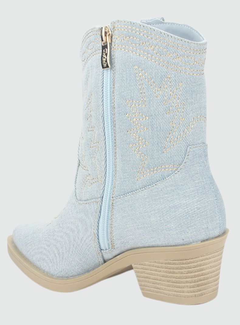 Botin Chalada Mujer Westtop-1 Azul Moda-3
