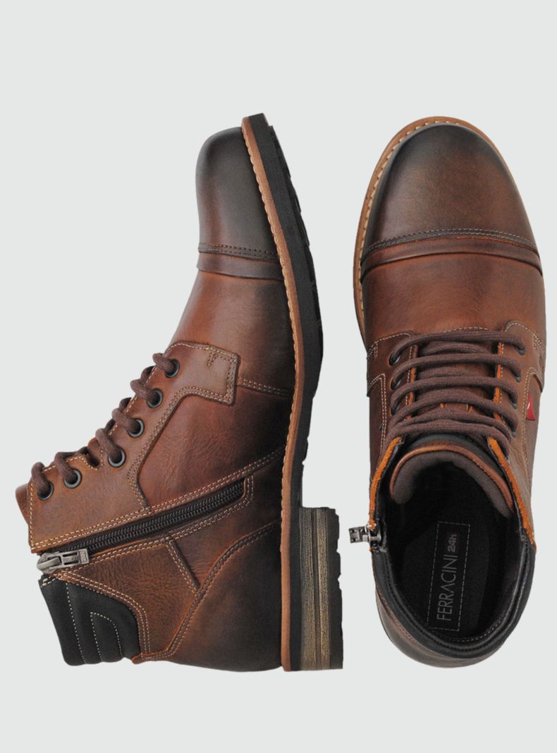 Bototo Ferracini Hombre 9882 Conhaque Urbano-2