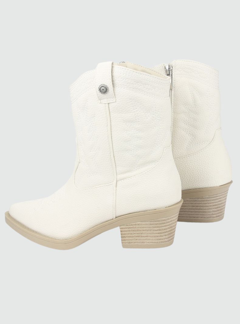Botin Chalada Mujer Westtop-1 Blanco Moda-5