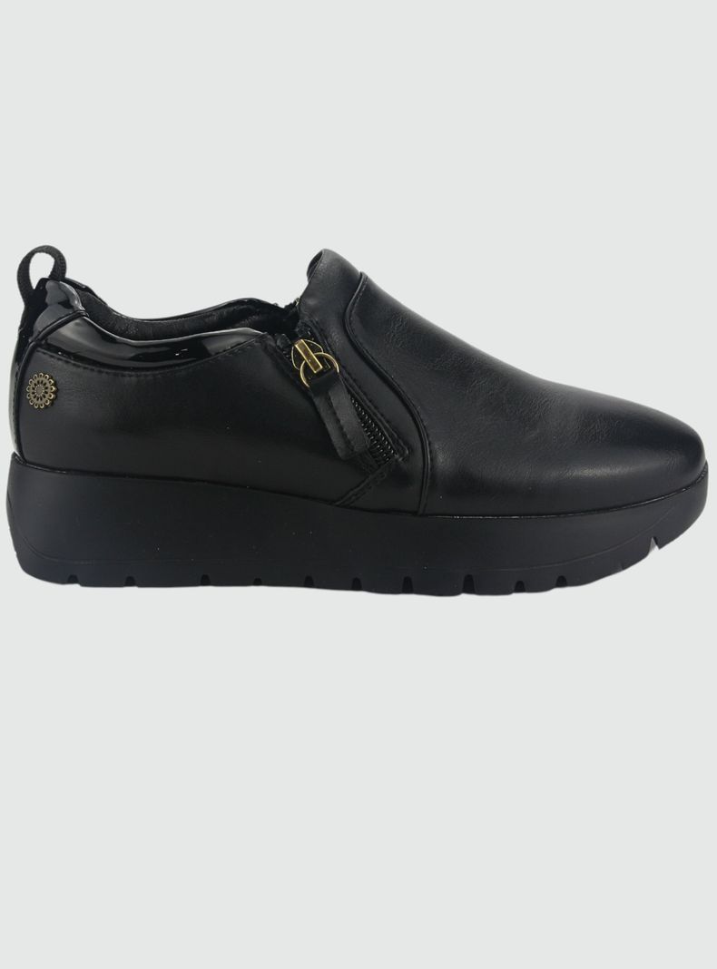 Zapato Chalada Mujer Wonder-6 Negro Casual-0