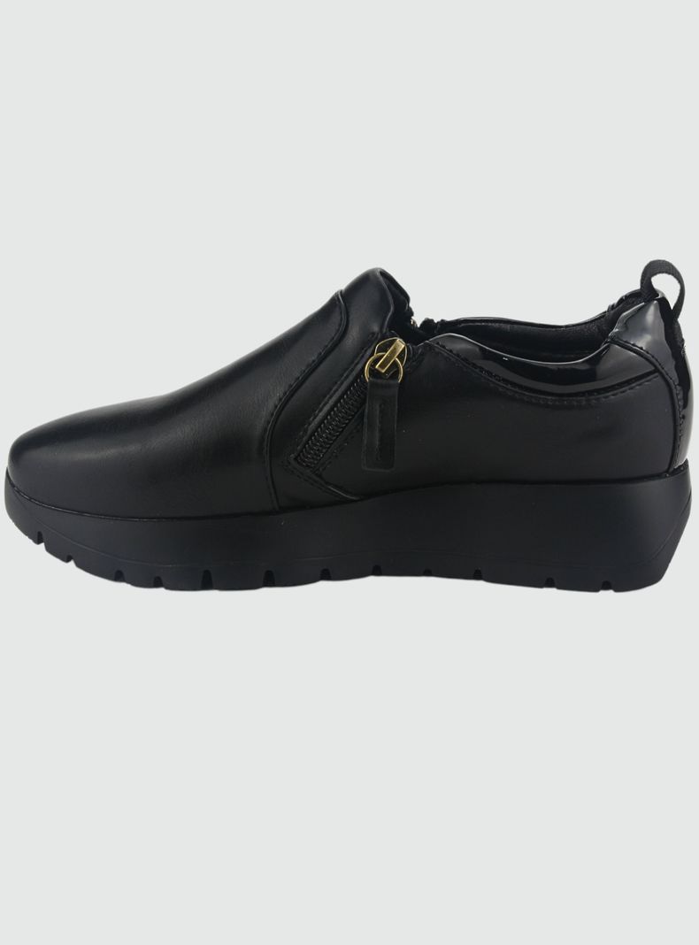 Zapato Chalada Mujer Wonder-6 Negro Casual-1