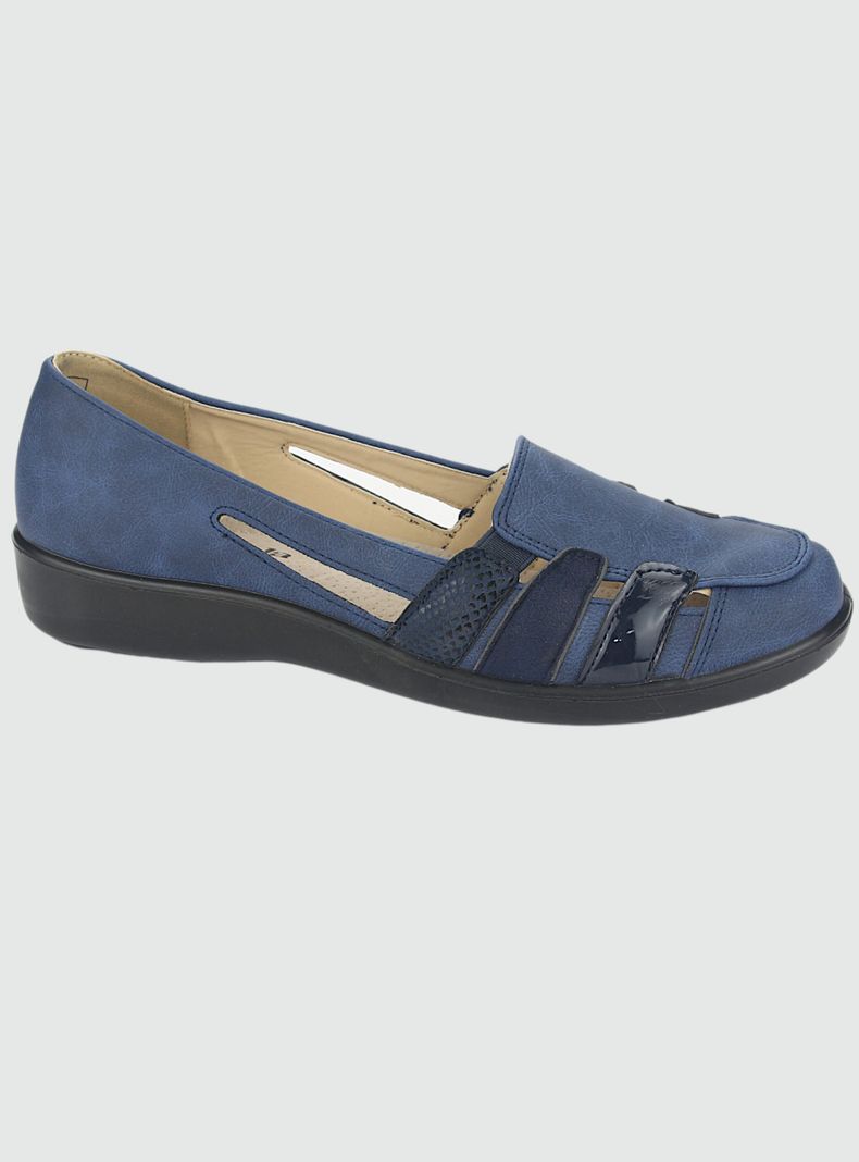 Zapato Chalada Mujer Deco-2 Azul Comfort-0