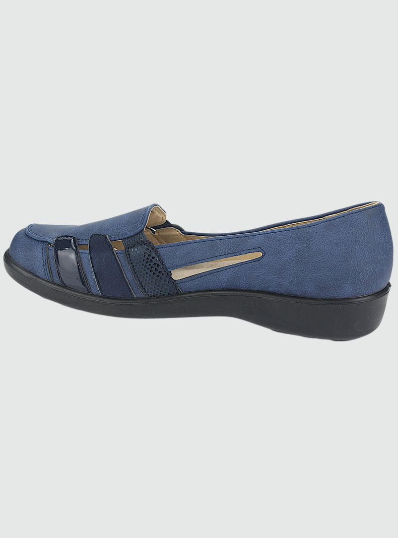 Zapato Chalada Mujer Deco-2 Azul Comfort-1
