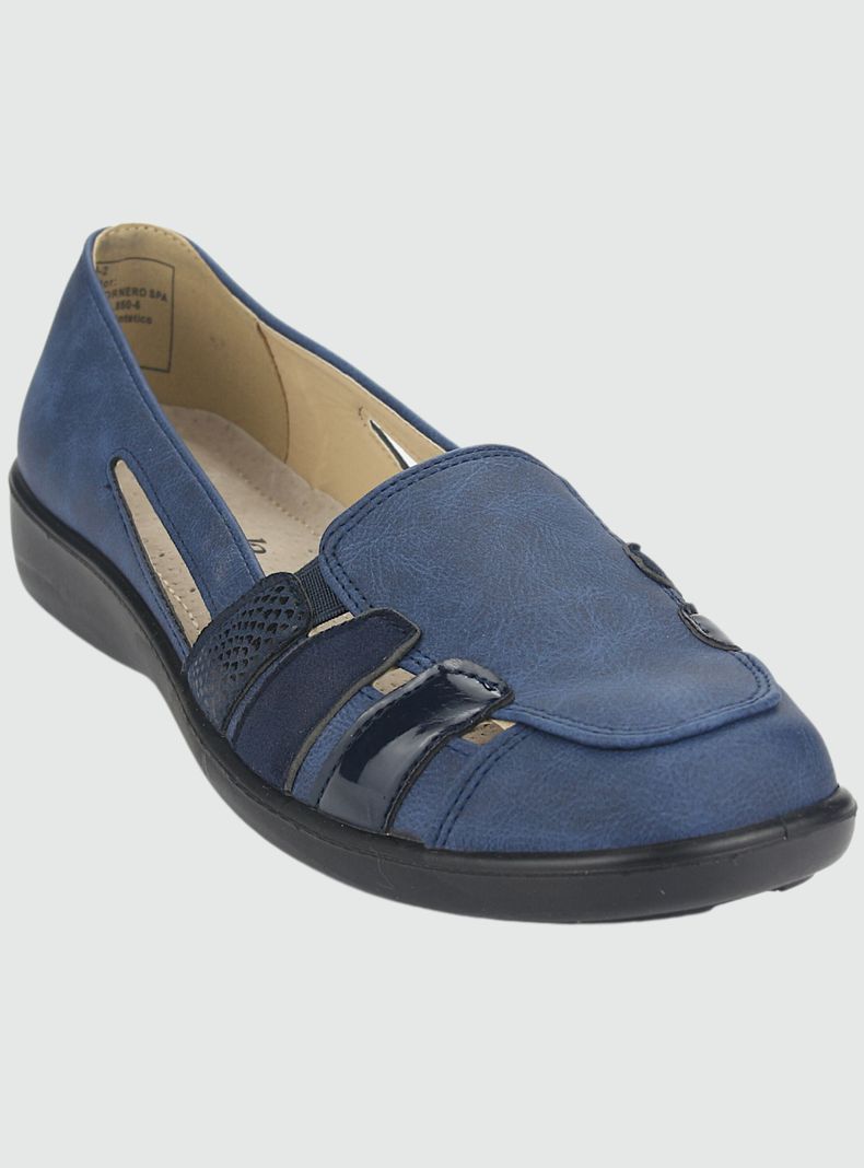 Zapato Chalada Mujer Deco-2 Azul Comfort-2
