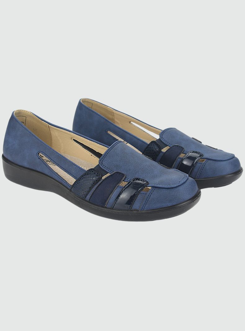 Zapato Chalada Mujer Deco-2 Azul Comfort-4