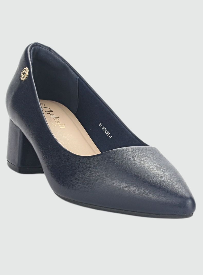 Zapato Chalada Mujer Bolse-1 Azul Marino Casual-2