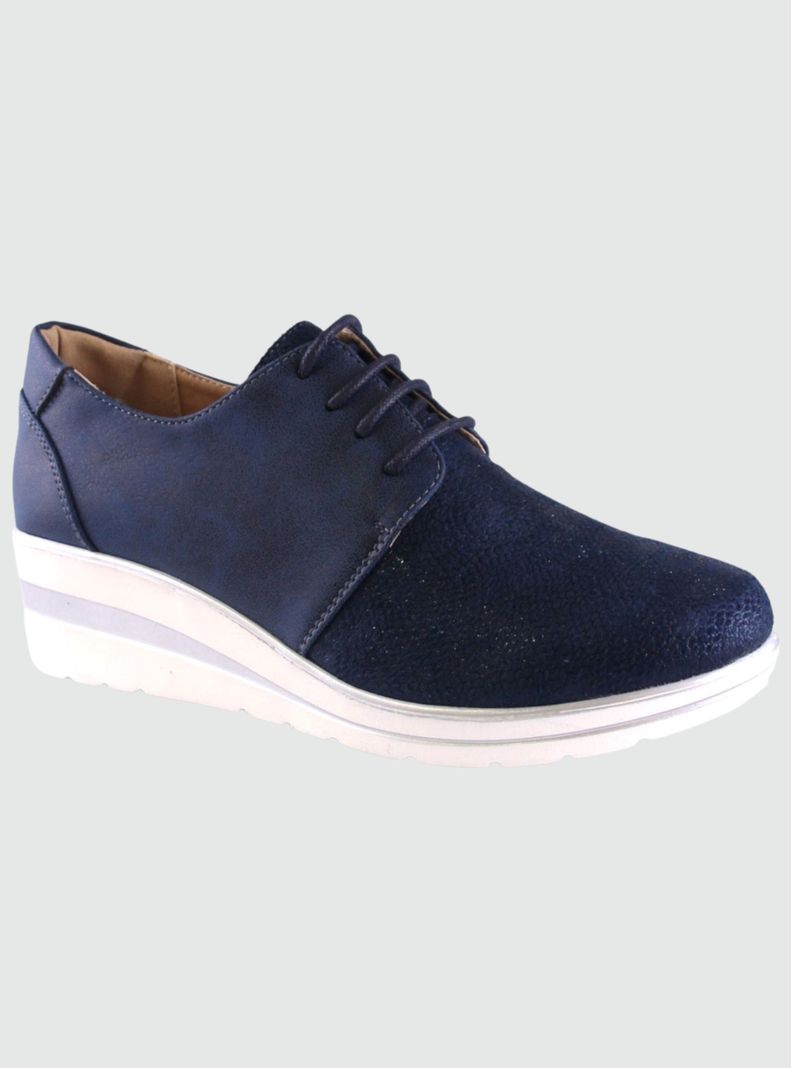 Zapato Chalada Mujer Zlat-5 Azul Casual-0