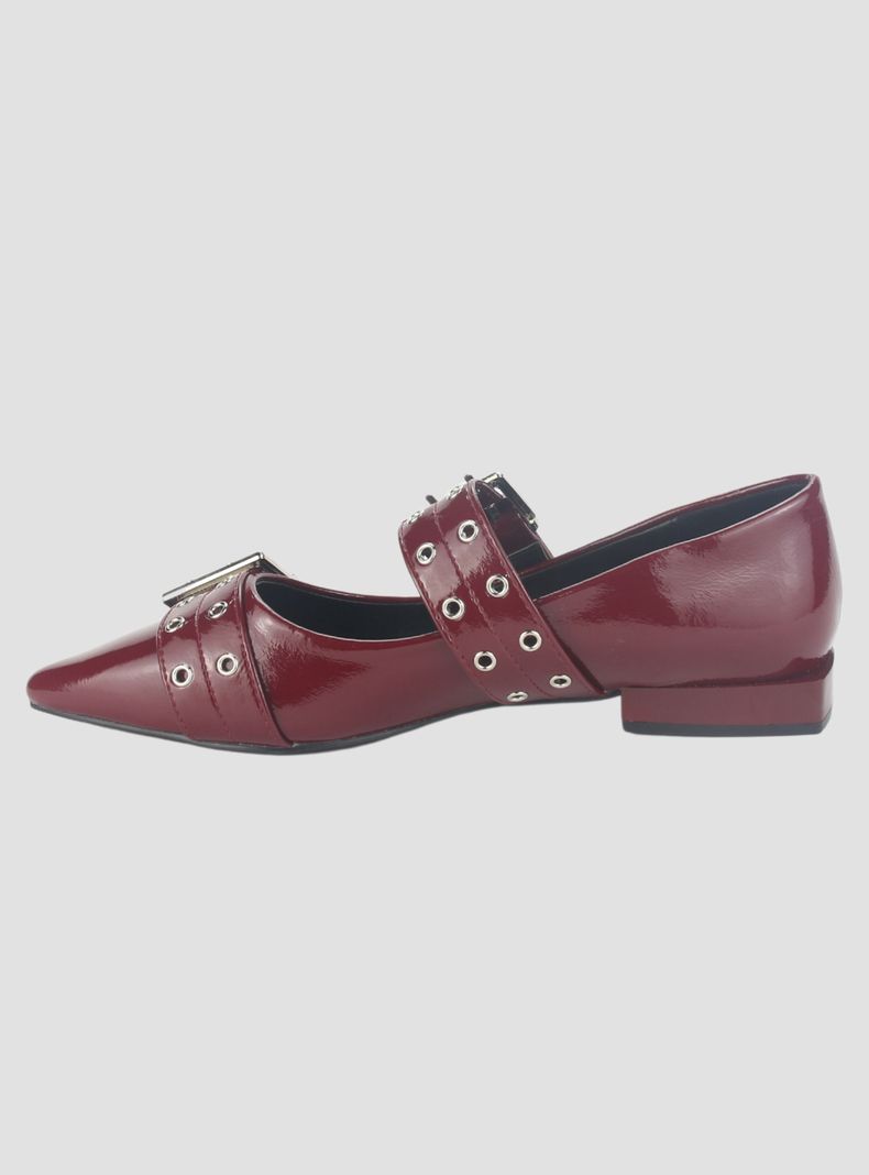 Ballerina Chalada Mujer Slik-2 Burdeo Casual-1