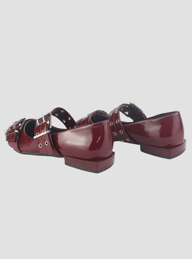 Ballerina Chalada Mujer Slik-2 Burdeo Casual-5