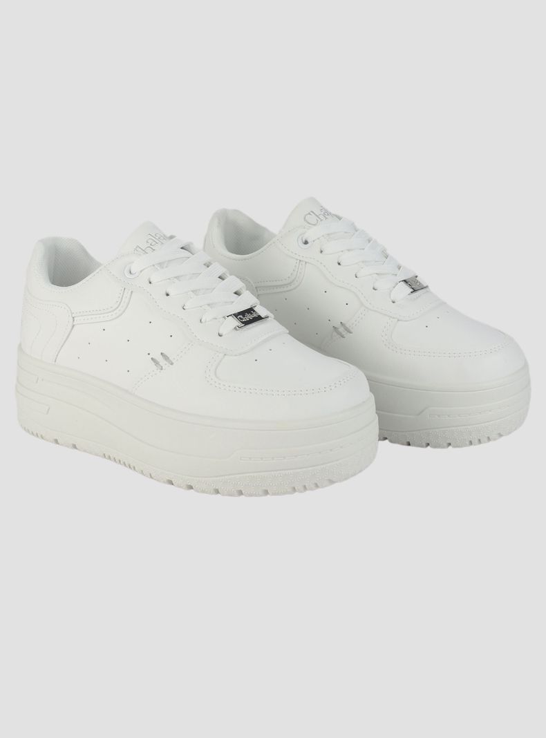 Zapatilla Chalada Mujer Mitsu-3 Blanco Urbano-4