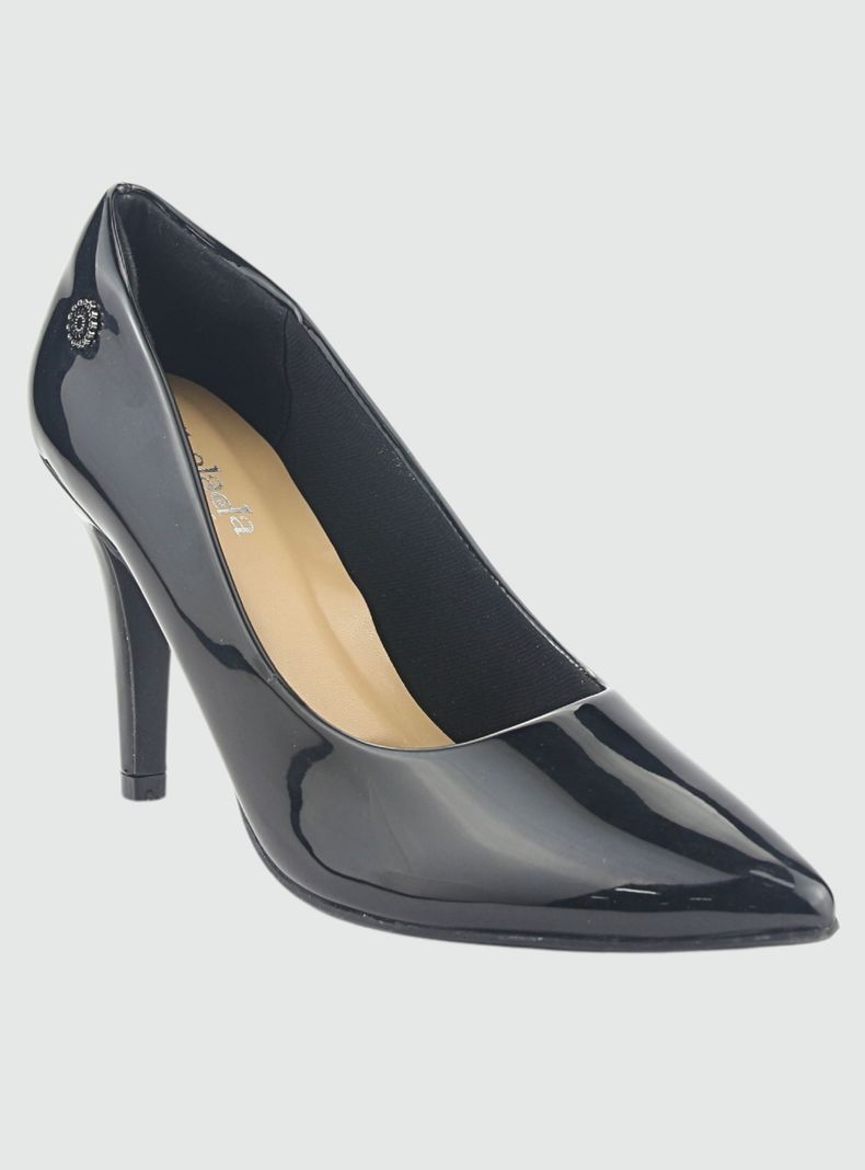 Zapato Chalada Mujer Clora-4 Negro Fiesta-2
