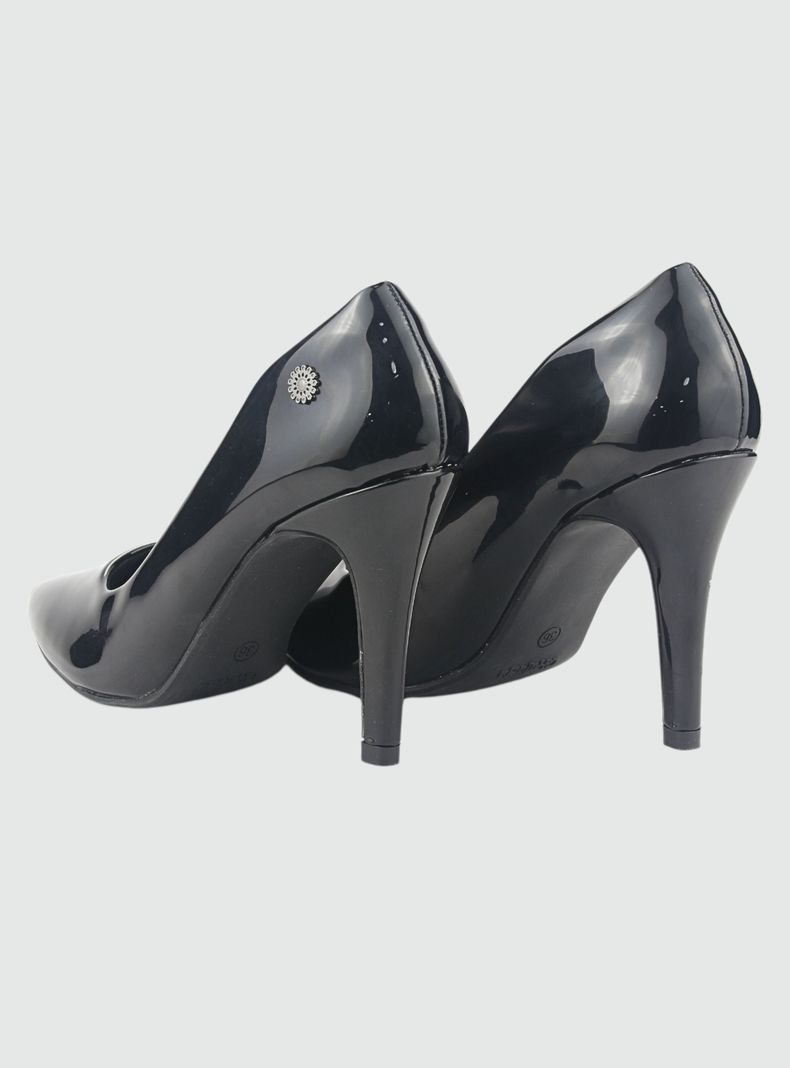 Zapato Chalada Mujer Clora-4 Negro Fiesta-5
