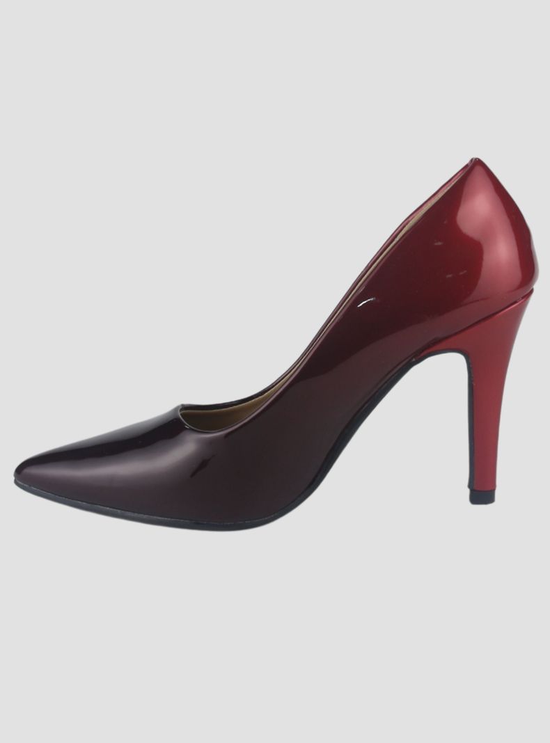 Zapato Chalada Mujer Clora-20 Burdeo Moda-1