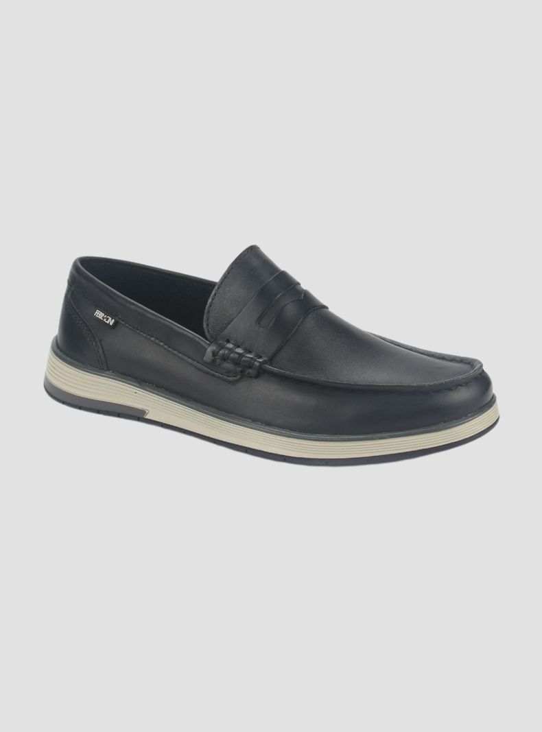 Zapato Ferracini Hombre 6988 Negro Casual-2