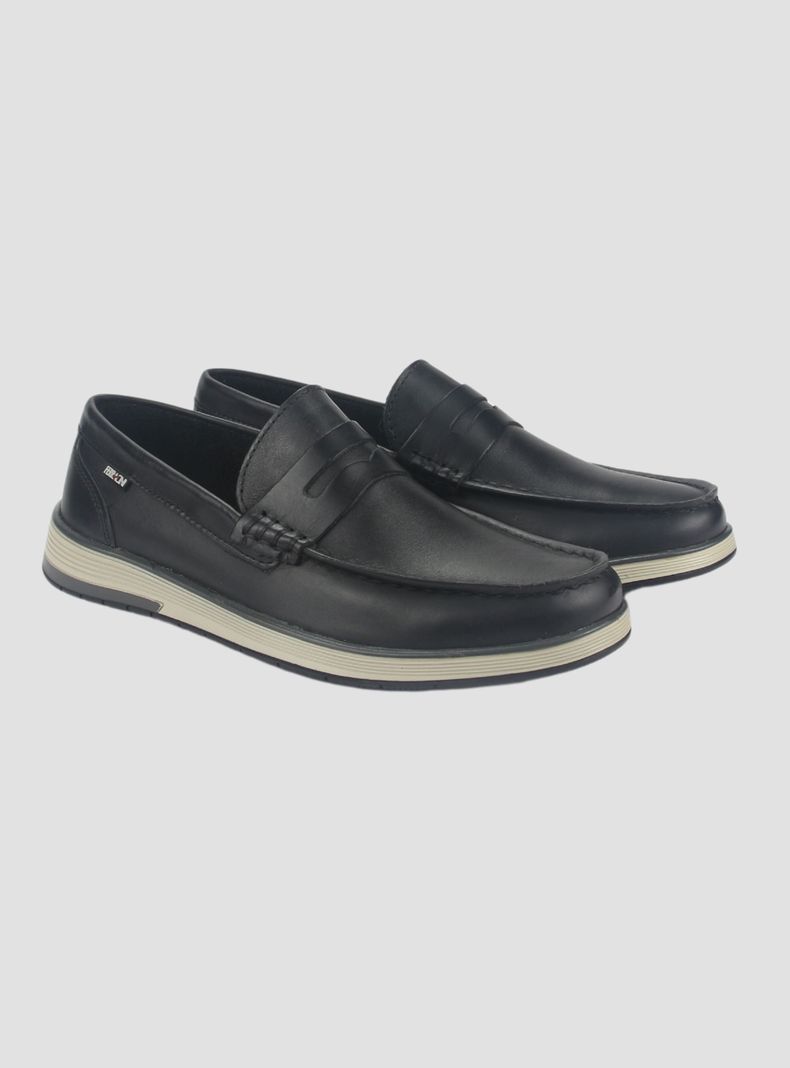 Zapato Ferracini Hombre 6988 Negro Casual-4