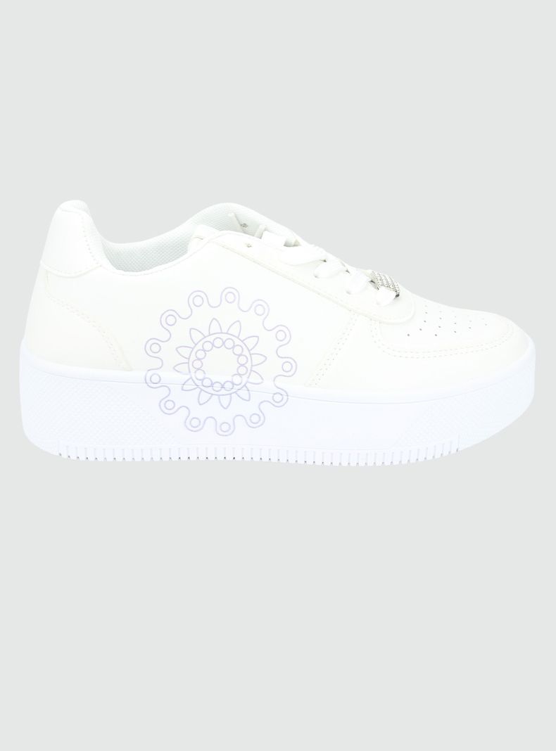 Zapatilla Chalada Mujer Nest-2 Blanco Urbano-0