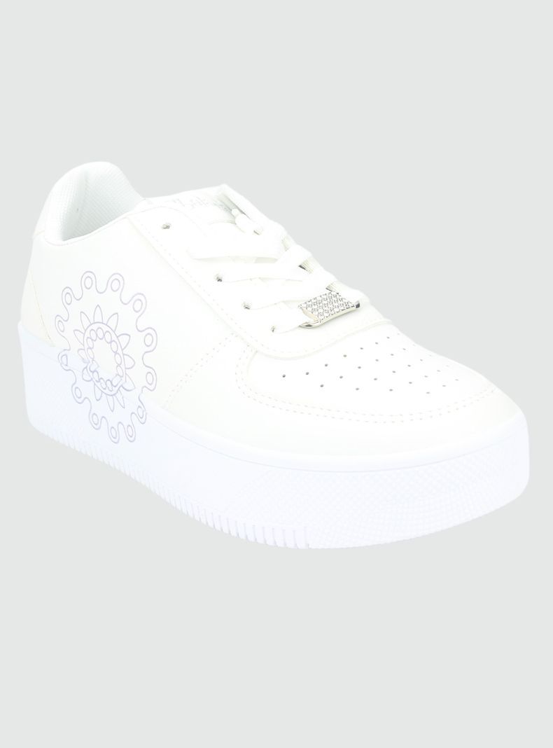 Zapatilla Chalada Mujer Nest-2 Blanco Urbano-2