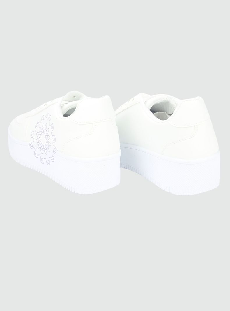 Zapatilla Chalada Mujer Nest-2 Blanco Urbano-5