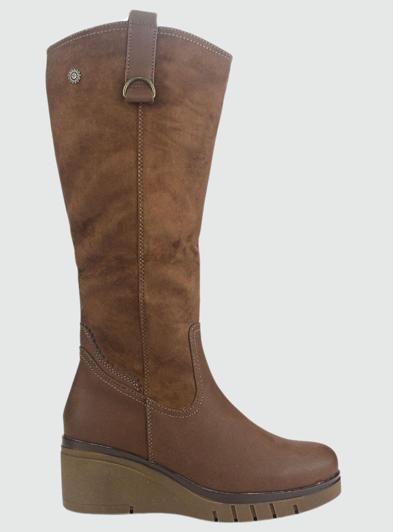 Botin Chalada Mujer Wedgenew-3 Café Casual-0