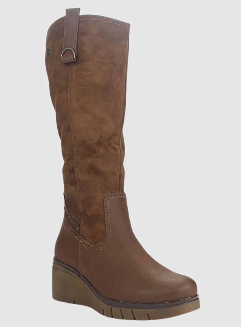 Botin Chalada Mujer Wedgenew-3 Café Casual-2