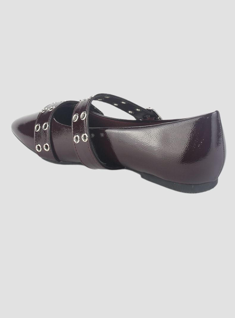 Ballerina Chalada Mujer Miu-7 Burdeo Casual-3