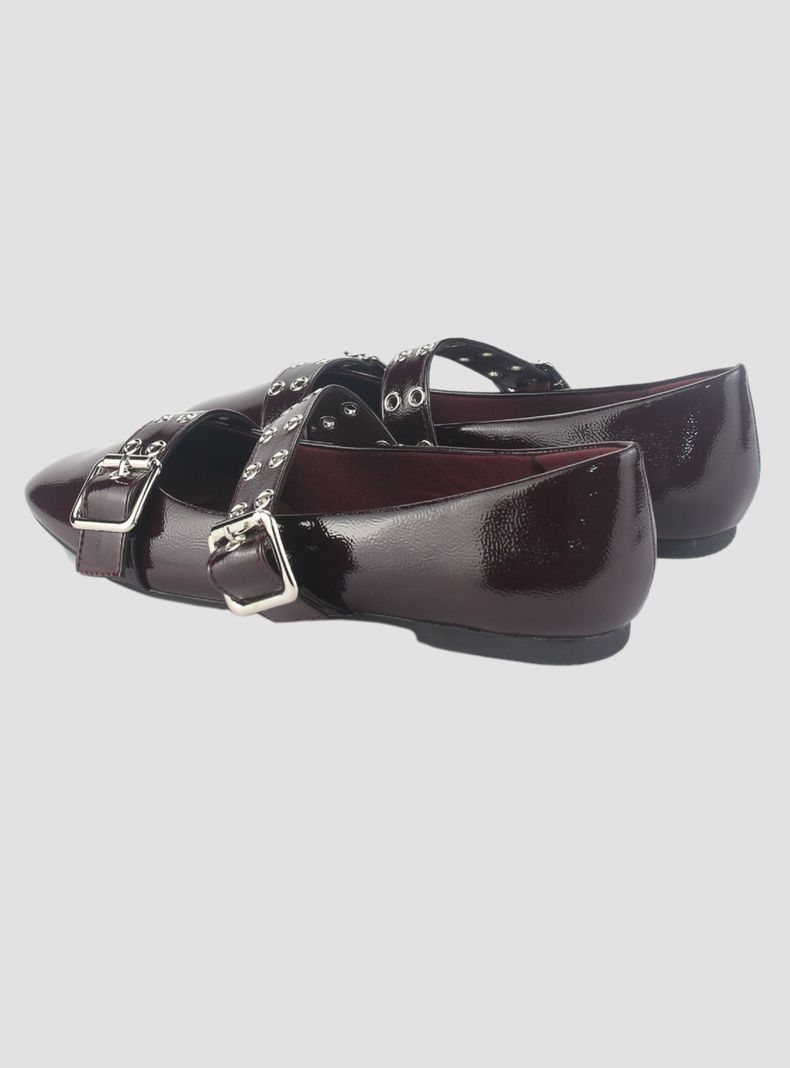 Ballerina Chalada Mujer Miu-7 Burdeo Casual-5