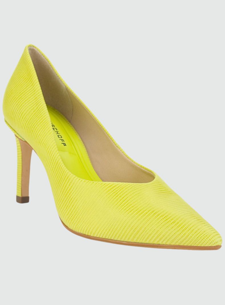 Zapato Jorge Bischoff Mujer J18134001 Amarillo Casual-2